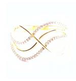 Anel em ouro amarelo 18k com 72 zirconias - 2ANZ0004